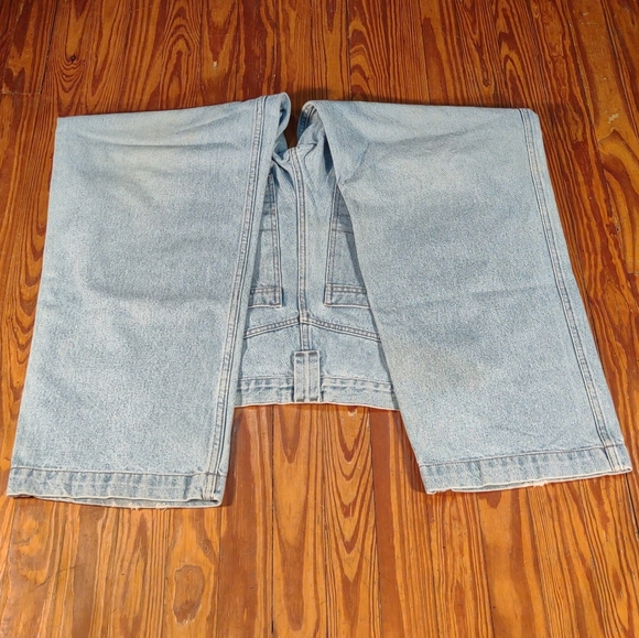 CY•BORG Baggy Jeans 34 Light Blue 90's Cyborg - Picture 6 of 11